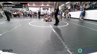 58-61 lbs Quarterfinal - Kade Whitenack, Tiger Trained Wrestling vs Aksel Davis, Tahlequah Wrestling Club