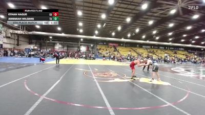 175 lbs 5th Place Match - Jeremiah Wilgers, Tea Area vs Ethan Hague, Eastside United