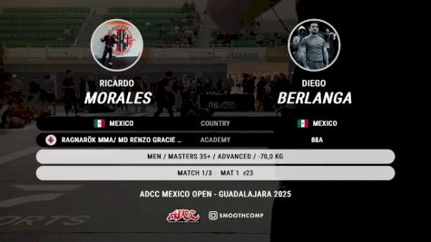Ricardo Morales vs Diego Berlanga 2025 ADCC Guadalajara Open
