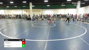 90 lbs Round Of 32 - Ryan Totten, MI vs Shamus Regan, SC