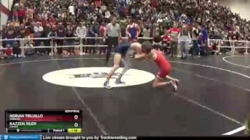 106 lbs Semifinal - Adrian Trujillo, Rawlins vs Kazzen Siler, Lyman