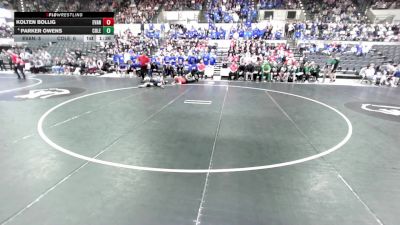 120 lbs Kolten Bollig, Evansville vs Parker Owens, Coleman