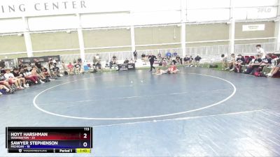 113 lbs Round 1 (8 Team) - Hoyt Harshman, Washington vs Sawyer Stephenson, Michigan