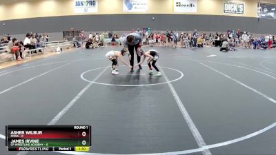 52 lbs Round 1 (6 Team) - Asher Wilbur, POWA vs James Irvine, CP Wrestling Academy