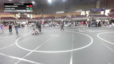 61 lbs Final - Azerijah Bonney, Ridge WC vs Jaxson Arce, Ridge WC