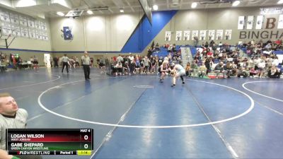 130 lbs Cons. Round 3 - Logan Wilson, West Jordan vs Gabe Shepard, Green Canyon Wrestling