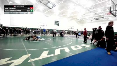 120 lbs Cons. Round 2 - Ivan Vazquez, Paramount vs Alexander Alvarez, Camarillo