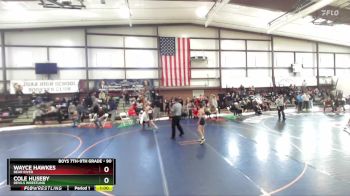 90 lbs Cons. Round 3 - Wayce Hawkes, Bear River vs Cole Huseby, Devils Wrestling