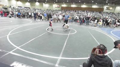 49 lbs Consolation - Gary Oakes, Gladiator Wrestling vs Xzavier Wobbe Hayward, West Valley Junior Eagles