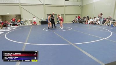 235 lbs Round 3 (8 Team) - Michela Clifford, Indiana vs Belinda Perry, North Dakota