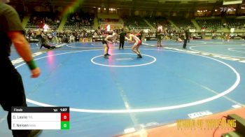 145 lbs Final - Duane Leslie, Team Real Life vs Tyde Nelsen, Moen Wrestling Academy