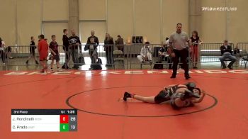 81 lbs 3rd Place - Joey Rondinelli, RedNose ES vs Cash Prado, Level Up ES