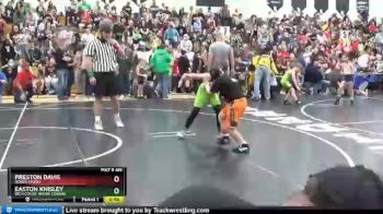 91 lbs Quarterfinal - Preston Davis, North Union vs Easton Knisley, WCH Court House Cobras