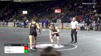 138 lbs 5th Place - Owen Cline, Orting vs Xavier Eaglin, South Kitsap