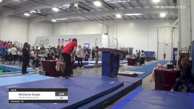 McClaine Daigle - Vault, World Champ Centre - 2021 Region 3 Women's Championships