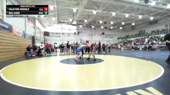 190 lbs Cons. Round 4 - Valkyrie Weddle, Clear Lake vs Mia Haro, Newark Memorial