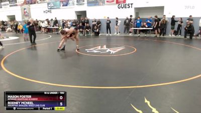 190 lbs 1st Place Match - Rodney Mcneel, Soldotna Whalers Wrestling Club vs Mason Foster, Interior Grappling Academy