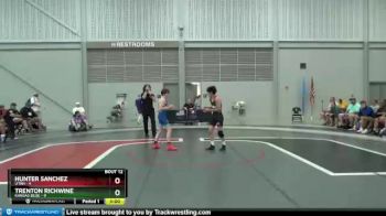 100 lbs Placement Matches (8 Team) - Hunter Sanchez, Utah vs Trenton Richwine, Kansas Blue