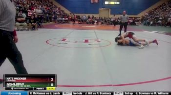 1 - 120 lbs Quarterfinal - Isreal Birch, Northampton High School vs Nate Widener, Chilhowie