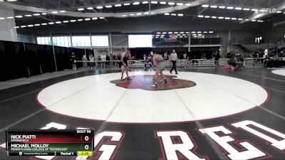 165 lbs Cons. Round 1 - Nick Piatti, Springfield vs Michael Molloy, Pennsylvania College Of Technology