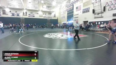 120 lbs Semifinal - Alexis Lujano, Hermiston vs Josue Estrada, Ellensburg