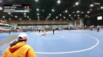 35-38 lbs Round 2 - Jerramy Bowler, Bowlers Wrestling vs Travis Burnett, Fernley WC