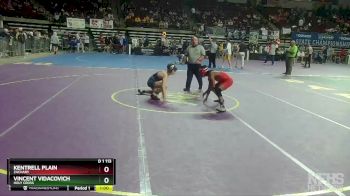 D 1 113 lbs Cons. Round 4 - Vincent Vidacovich, Holy Cross vs Kentrell Plain, Zachary