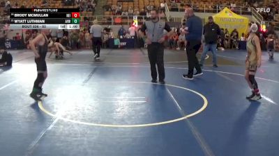 83 lbs Cons. Round 4 - Wyatt Luthman, Anna Youth Wrestling vs Brody McMullan, Neighborhood