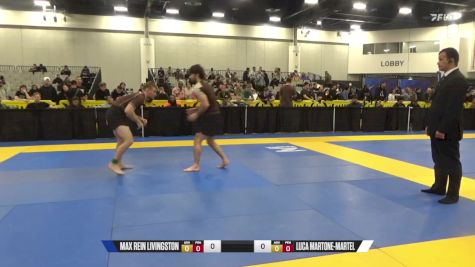 Luca Martone-Martel vs Max Rein Livingston 2024 World IBJJF Jiu-Jitsu No-Gi Championship