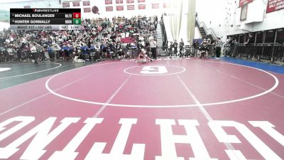 157 lbs Quarterfinal - Michael Boulanger, Milford vs Hunter Gormally, Minnechaug