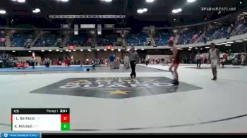 120 lbs Champ. Round 1 - Luke Berktold, Libertyville vs Kanye Mitchell, Camp Point Central