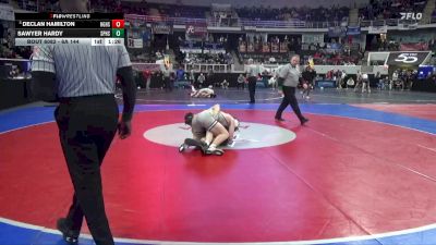 6A 144 lbs Quarterfinal - Declan Hamilton, Hazel Green HS vs Sawyer Hardy, Spain Park HS