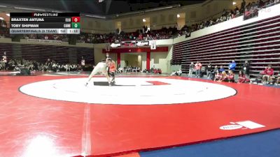 144 lbs Quarterfinals (8 Team) - Braxten Antuna, ELGIN vs Toby Shipman, COWETA