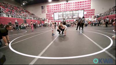43 lbs Consi Of 16 #1 - Drew Jager, Carl Albert vs Henry Jarvis, Yukon Wrestling Academy