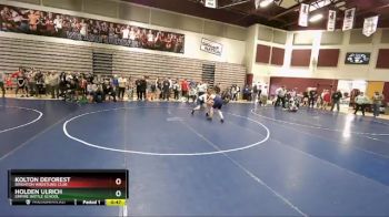 125 lbs Cons. Semi - Kolton DeForest, Brighton Wrestling Club vs Holden Ulrich, Empire Battle School