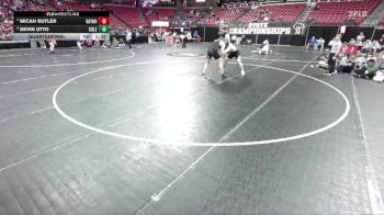 D2-285 lbs Quarterfinal - Micah Butler, Hayward/Northwood vs Devin Otto, Coleman