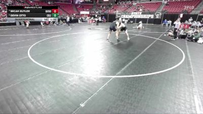 D2-285 lbs Quarterfinal - Micah Butler, Hayward/Northwood vs Devin Otto, Coleman