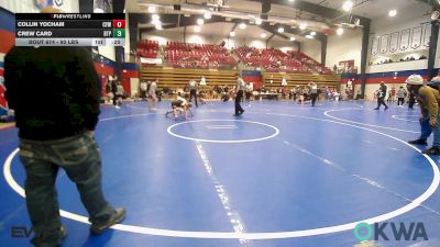 90 lbs 3rd Place - Collin Yocham, Coweta Tiger Wrestling vs Crew Card, Tulsa Blue T Panthers