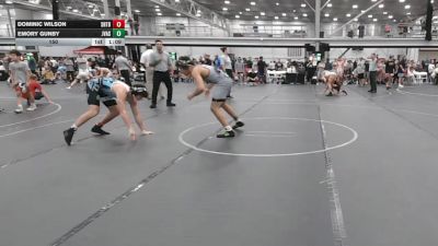 150 lbs Semis & 1st Wrestleback (8 Team) - Dominic Wilson, Team Shutt B Team vs Emory Gunby, JV All Stars