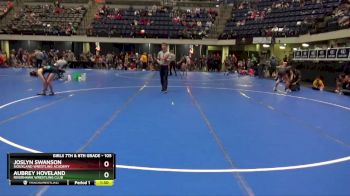 105 lbs Round 4 - Joslyn Swanson, Siouxland Wrestling Academy vs Aubrey Hoveland, Riverhawk Wrestling Club