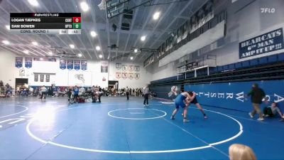 150 lbs Cons. Round 1 - Sam Bowen, Upton vs Logan Tjepkes, Central