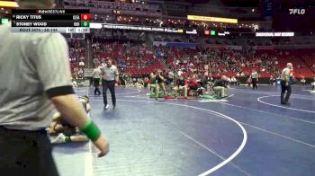 3A-144 lbs Cons. Round 4 - Stoney Wood, Indianola vs Ricky Titus, Cedar Falls