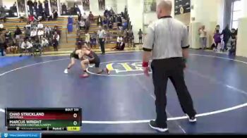 122 lbs 1st Place Match - Marcus Wright, Westminster Christian Academy vs Chad Strickland, Wetumpka