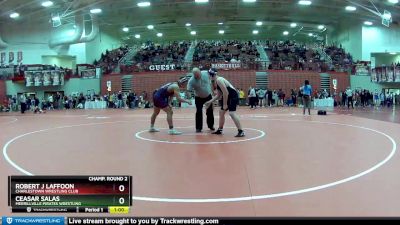 195 lbs Champ. Round 2 - Robert J Laffoon, Charlestown Wrestling Club vs Ceasar Salas, Merrillville Pirates Wrestling