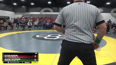 80 lbs Round 2 (8 Team) - Boone Maughon, Minions Black (GA) vs Zy`ion Martin, Team Missouri (MO)