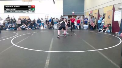 175 lbs Champ. Round 3 - Quentin Bowen, Middleton Wrestling Club vs Levi Hovley, Emmett Wrestling Club