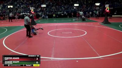 85 lbs Quarterfinal - Porter Adams, GFF2 vs Xander Knapp, Unattached