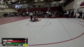 132 lbs Cons. Round 3 - Joey Coops, Mesa vs Kiano Torres, Morenci