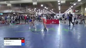 48 kg Round Of 16 - Zaidyn Quinonez, Bear Cave Wrestling Club vs Evan Sanati, Integrity Wrestling Club