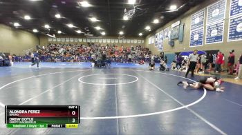 110 lbs Cons. Round 3 - Alondra Perez, Nipomo vs Drew Doyle, Liberty (Bakersfield)